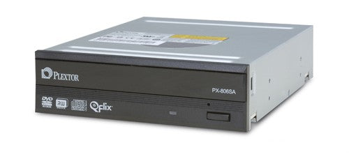 Plextor PX-806SA 20x Serial ATA 2Mb Cache 5.25-Inch Internal Black DVD±RW Super Multi Drive