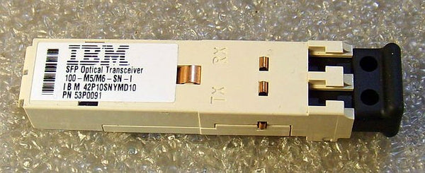 IBM  53P0091  100-M5/M6-SN-1 1GB SFP Optical Transceiver
