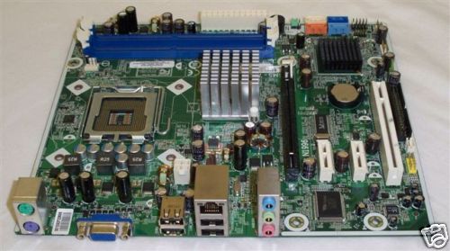 HP 480429-001 MSI MS-7525 Socket-775 SATA Audio Video LAN Motherboard : OEM Bare Refurbished