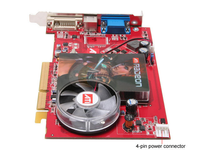 ATI 100-437602 Radeon X1300Pro 256MB 128-BIT GDDR2 AGP 8X Video Card
