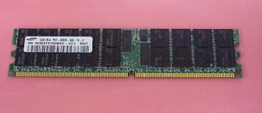 Samsung M393T5750BS0-CCC 2GB 2Rx4 240-PIN PC2-3200 DDR2-400 ECC Registered DIMM Memory
