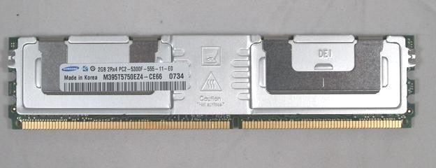 Samsung M395T5750EZ4-CE66 2GB PC2-5300 DDR2-667MHZ ECC Fully Buffered CL5 240-PIN DIMM