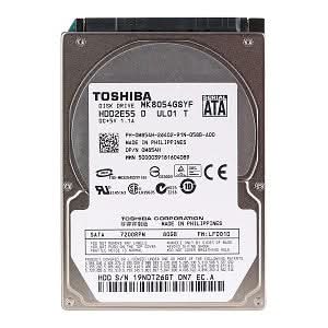 Toshiba MK8054GSYF 80GB 7200RPM 16MB SATA-300 2.5" Hard Drive