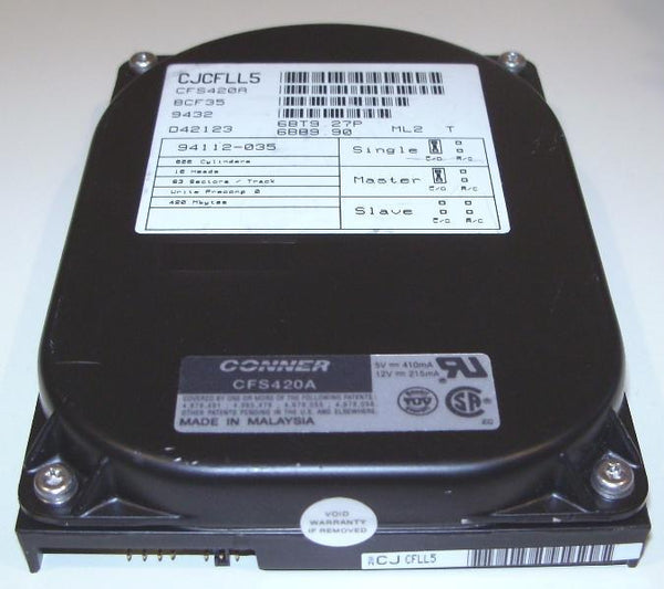 Conner CFS420A 420 MB 3.5" IDE Hard Drive