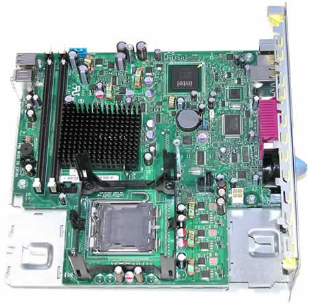 Dell HX555 / 0HX555 OptiPlex 755 Socket-775 Pentium-4 Ultra-SFF Motherboard