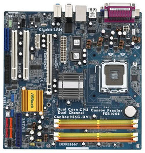 ASROCK ConRoe945G-DVI Intel 945G Socket-775 Intel Dual Core Motherboard