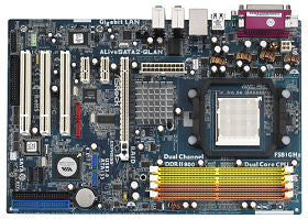 ASROCK ALIVESATA2-GLAN VIA K8T890 CF Socket-AM2 AMD Athlon 64FX Motherboard