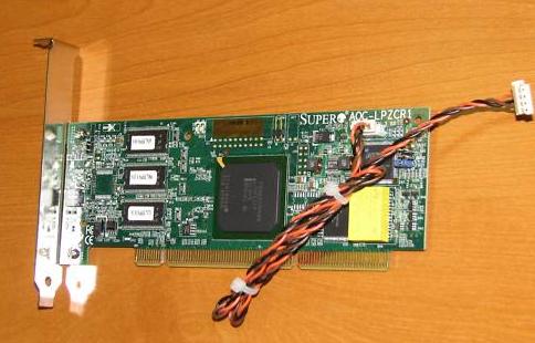 Supermicro AOC-LPZCR1 SAS/SATA/SCSI PCI-X Raid Card