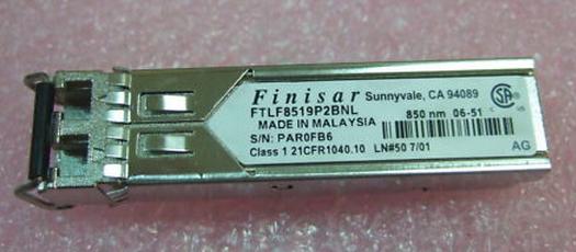 Finisar FTLF8519P2BNL 2Gb 850nm 1000Base-SX Plug-in SFP (mini-GBIC) Transceiver Module