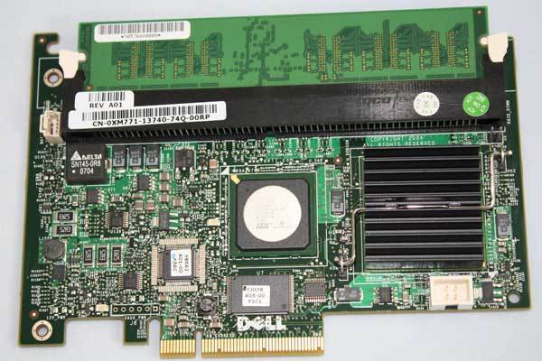 DELL XM771 PERC5I SAS RAID Controller Card