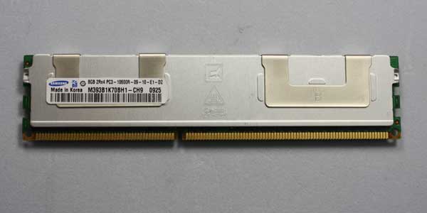 Samsung X3R5M 8GB PC3-10600 1333MHZ ECC Registered CL9 Memory Module