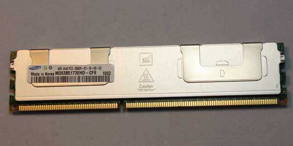 Samsung M393B5173EHD-CF8 4GB 4Rx8 PC3-8500 DDR3 1066MHZ ECC Registered CL7 240-PIN Memory
