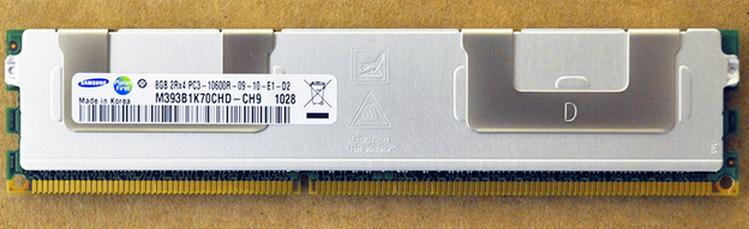 Samsung M393B1K70CHD-CH9 8GB PC3-10600R ECC Registered DDR3-1333 Memory Module