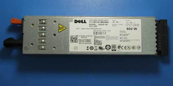 DELL KY091 PowerEdge R610 502 watts Power Supply