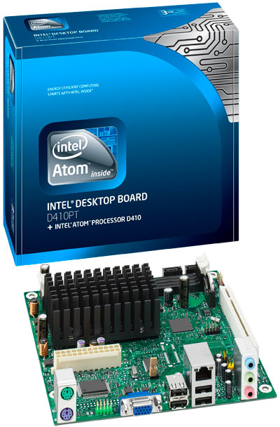 Intel D410PTL / BOXD410PTL Atom Intel NM10 DDR2 800/677MHZ Micro ITX Motherboard