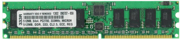 HP 370780-001 512MB PC2700 333MHZ DDR CL2.5 ECC SDRAM Memory Module