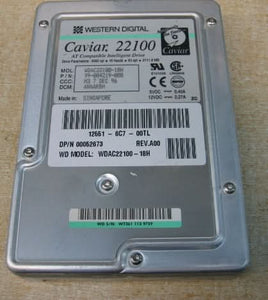 Western Digital Caviar WDAC22100-18H 2.1GB 5200RPM IDE 3.5' Hard Drive