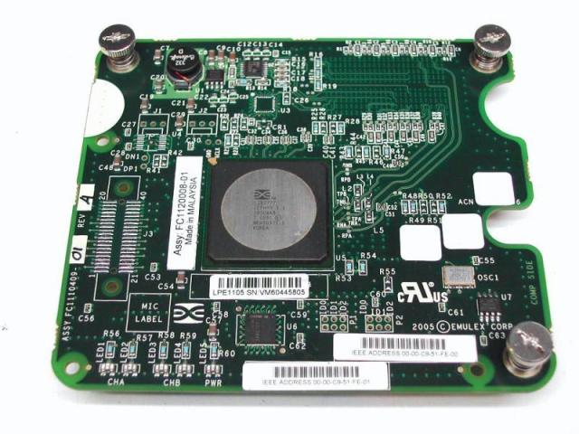 DELL LPE1105-M4 EMULEX 4GB Fibre Host Bus Adapter Blade Adapter