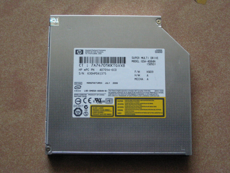 HP GSA-4084N 8X IDE Dual DVD±RW Lightscribe Drive