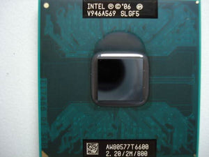 Intel SLGF5 / AW80577GG0492ML Intel Core 2 Duo Mobile T6600 2.2GHZ L2 2MB Cache Socket-P Processor
