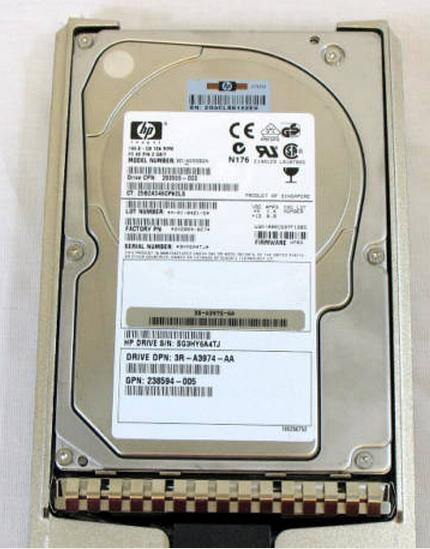 HP 293555-003 145GB 10KRPM Fibre Channel 3.5" Hard Drive