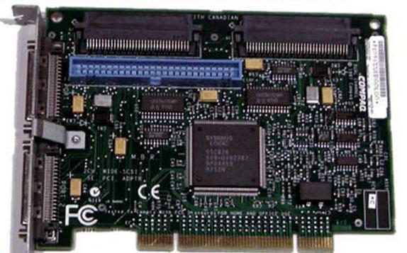 Compaq 295626-001 2-Channel 32-BIT Ultra Wide SCSI-3 Controller Card