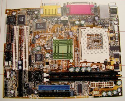 ASUS CUSI-FX SiS630E Celeron Pentium-III Socket-370 ATA-66 FLEX-ATX bare Motherboard