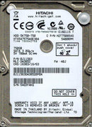 Hitachi Travelstar HTS547575A9E384 / 0J11563 750GB 5400RPM 8MB Cache SATA 3GB/S 2.5" Hard Drive