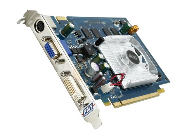 PNY VCG85512GXPB Geforce 8500 GT 512MB 128-BIT GDDR2 PCI Express x16 SLI Support Video Card