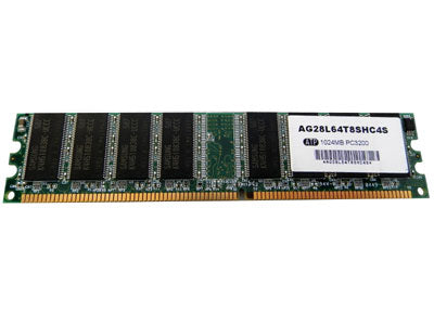 ATP Electronics AG28L64T8SHC4S 1Gb PC3200 DDR-400MHz non-ECC Unbuffered CL3 184-Pin DIMM Memory Module