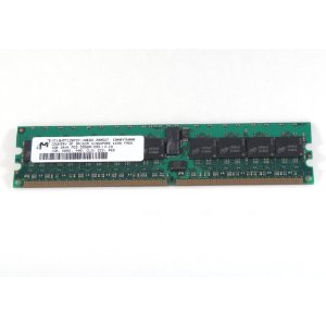 Micron MT18HTF12872Y-40EB3 1Gb PC2-3200 DDR2-400MHz ECC Registered CL3 240-Pin DIMM Single Rank Memory Module