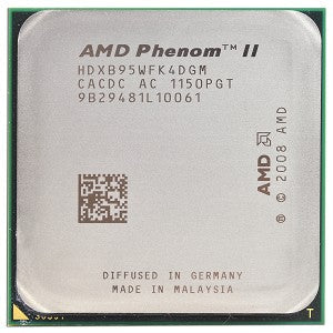 AMD HDXB95WFK4DGM Phenom II X4 B95 3.0GHZ 6MB L3 Cache Socket-AM3 Quad Core CPU