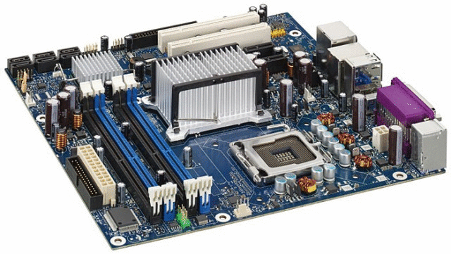 Intel BLKDG9650TMKR G965 Express LGA775 DDR2-1066MHz Dual-Channel ATX Motherboard (No I/O Shield)