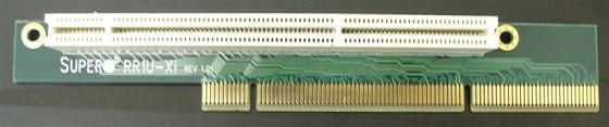 SuperMicro 64Bit 1U Single Slot 3.3V PCI-Express Reiser Card (RR1U-XI)