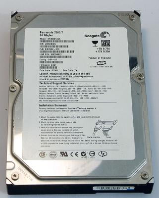 Seagate Barracuda 7200.9 80GB 7200Rpm 2MB Cache Sata-300 3.5-Inch Internal Hard Drive (ST380211AS)