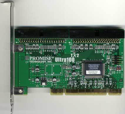 Promise Technology Ultra-100 / ATA-100 Dual Channel PCI IDE Controller Card (Ultra100)