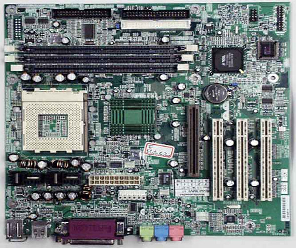 HP Compaq Presario Chipset-AMD Duron Skt-462 SDR SDRAM PATA/IDE/EIDE A/V ATX System Board (UWAVE)