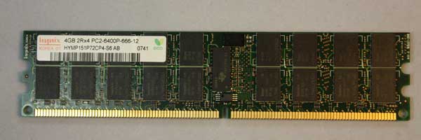 Hynix HYMP151P72CP4-S6 4GB PC2-6400 DDR2-800MHZ ECC RegisterD DIMM MemoryModule