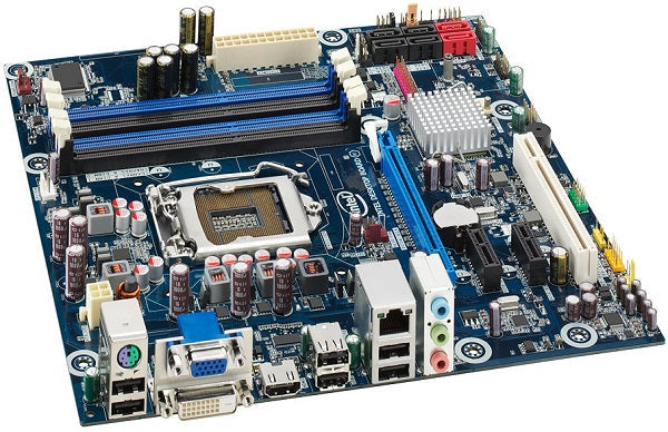 Intel BLKDH55TC Chipset-Intel H55E Socket-LGA1156 DDR3-1333MHz 24-Pin Micro-ATX Bare Motherboard