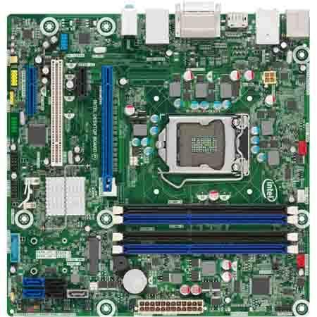 Intel BLKDQ77Mk Q77-Express LGA1155-Socket 32Gb DDR3 SDRAM Micro-ATX Motherboard