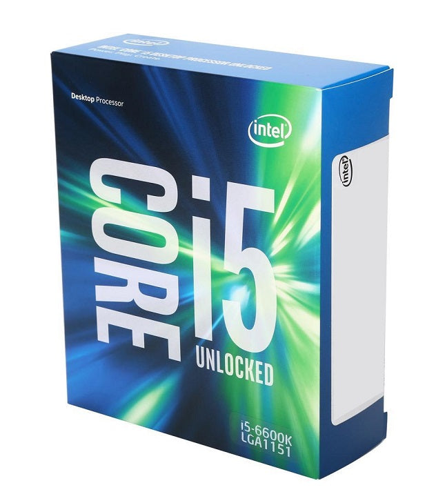 Intel BX80662I56600K Core i5-6600K 3.5GHz 8GTps DMI Bus-Speed Socket-H4 LGA-1151 6Mb L3 Cache Quad-Core Processor