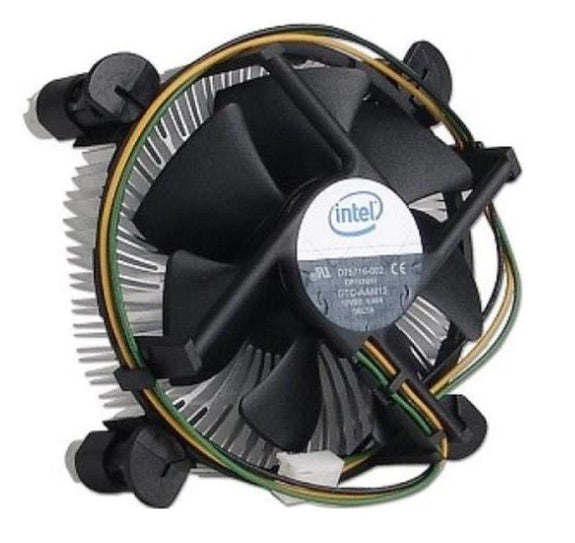 Intel D75716-002 12VDC 0.15A Socket-775 3-PIN 3.5-Inch Aluminum Heat Sink Fan