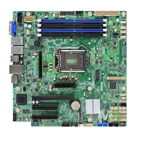 Intel DBS1200SPLR Intel C236 Socket-LGA1151 DDR4 micro ATX Server Motherboard