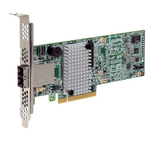 Intel RS3SC008 Eight-Ports PCI-Express x8 Generation-3 SAS/SATA 12.0Gbps Raid Low Profile MD2 Controller Card