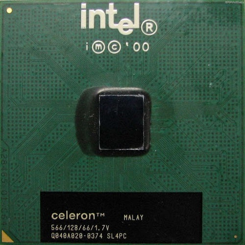 Intel SL4PC Celeron 566MHz 66MHz Socket-370 128Kb L2 Cache Single Core Processor