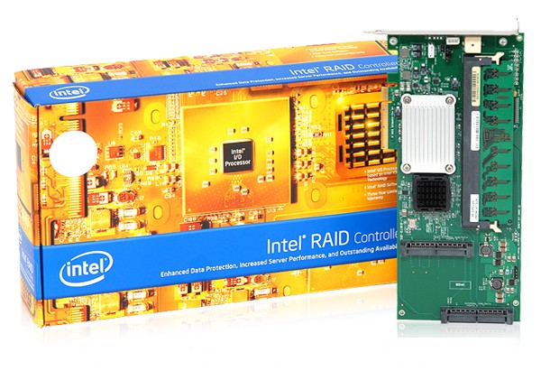 Intel SRCSAS18E SAS SATA RAID 8 Internal Ports PCI-E Full Height Storage Controller