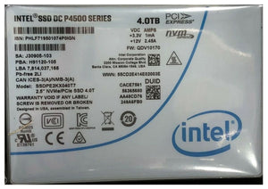 Intel SSDPE2KX040T701 DC P4500 4Tb PCIe NVMe 3.1 x4 2.5-Inch Solid State Drive