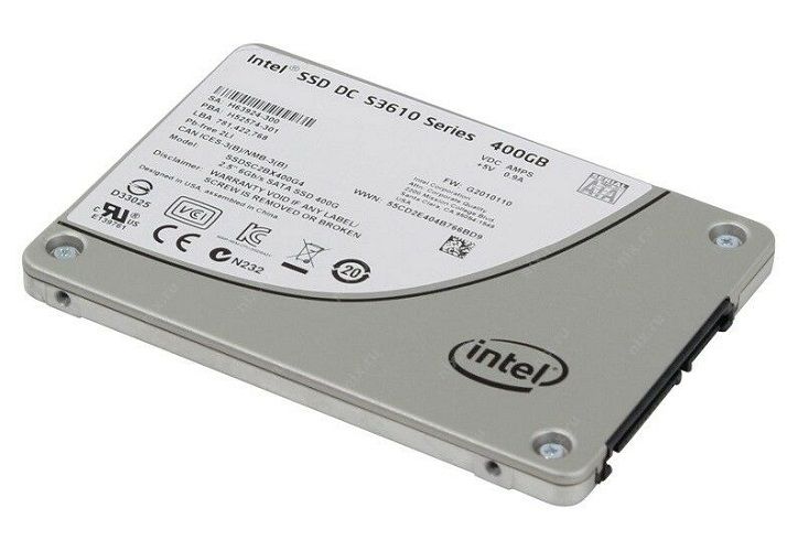 Intel SSDSC2BX400G401 DC S3610 400Gb SATA-III MLC 2.5-Inch Solid State Drive