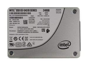 Intel SSDSC2KB240G801 DC D3-S4510 240Gb SATA-III 6.0Gbps 2.5-Inch Solid State Drive