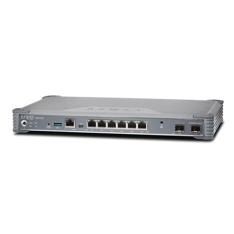 Juniper Networks SRX300-SYS-JB SRX300-Series 8-Ports Desktop Service Gateway Security